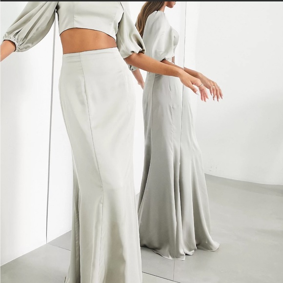 Sage Green Bridesmaid Two-Piece Set - Picture 6 of 10